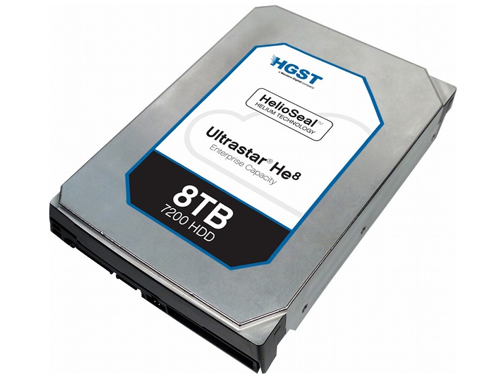 HGSTのヘリウム充填HDD「HelioSeal」が累計100万台出荷を達成。MTBFも