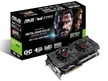 セミファンレスのASUSTeK「STRIX」シリーズに「METAL GEAR SOLID Ⅴ」のDLクーポン同梱版が登場