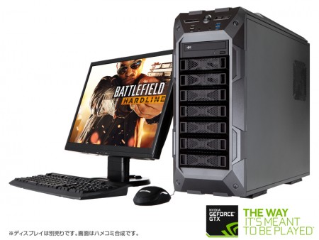 ドスパラ、高解像度で「バトルフィールド ハードライン」が楽しめる推奨グラフィックカード搭載PC