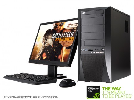 ドスパラ、高解像度で「バトルフィールド ハードライン」が楽しめる推奨グラフィックカード搭載PC