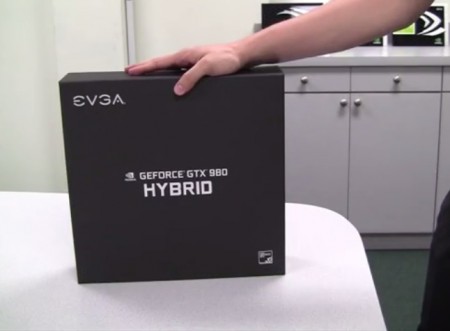 【動画】 EVGA「GeForce GTX 980 HYBRID」はGPU温度40℃台で推移する