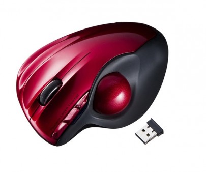 カウント自動調整機能を搭載するワイヤレストラックボール、サンワサプライ「MA-WTB43」シリーズ