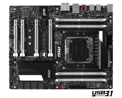 USB3.1対応のIntel X99 Expressマザーボード、MSI「X99A SLI Krait Edition」今週末発売