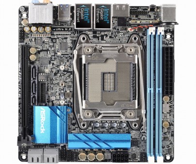 ASRock、世界初のLGA2011v3対応Mini-ITXマザー「X99E-ITX/ac」正式発表。詳細スペックも判明