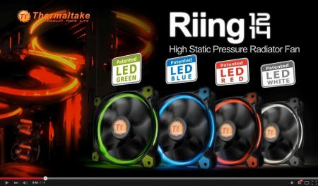 【動画】 水冷ラジエターにはコレを使え。静圧自慢のThermaltake「Riing」はこう動いている
