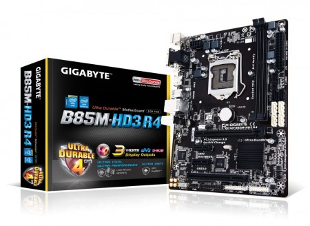 B85 Express搭載のコンパクトMicroATXマザーボード、GIGABYTE「GA-B85M-HD3 R4」