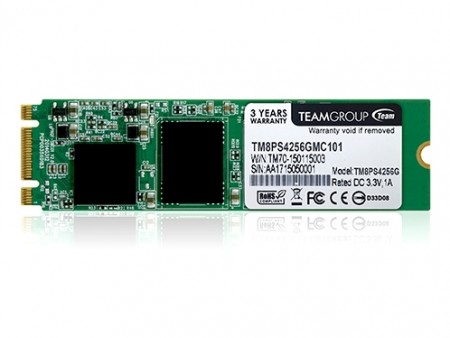M.2フォームファクタ対応のSATA3.0 SSD、Team「TM4PS4/TM8PS4」シリーズ計4モデル