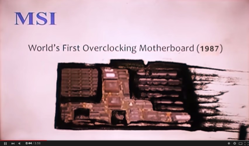 1987年に世界初となるオーバークロックマザーボードをリリース