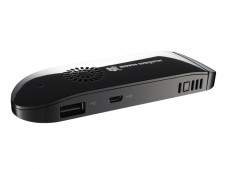 スティック型PC、マウス「m-Stick」にマイクロファン内蔵32GBモデル