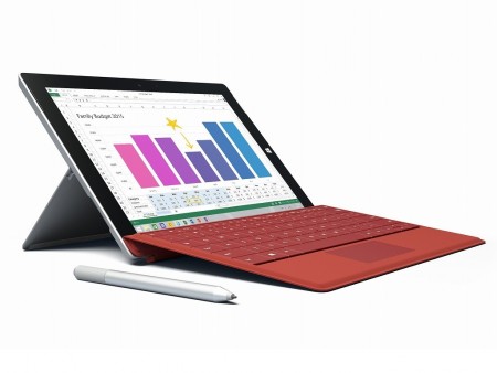 マイクロソフト、Windows 10＆Wi-Fi搭載の「Surface 3」発売
