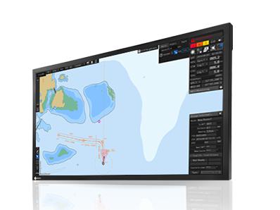 電子海図やレーダー情報などを1画面表示できる船舶用46インチ液晶、EIZO「DuraVision DV4624」