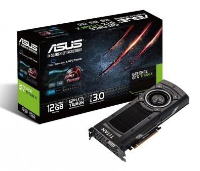 「XSplit Gamecaster」1年ライセンス付属のGTX TITAN X、ASUS「GTXTITANX-12GD5」発売