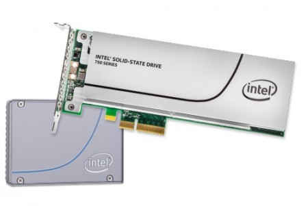 Intel、シーケンシャル2,400MB/s、ランダム44万IOSのPCIe3.0（x4）対応SSD「Intel SSD 750」