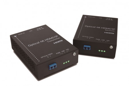 4K映像・音声・LANデータを同時伝送できる、世界初の「4K HDMI・IP光伝送器」を富士ゼロックスが開発