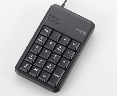 高耐久が特徴のテンキーパッド計4種がエレコムから。USB接続3種とBluetooth接続1種