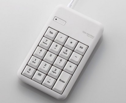 高耐久が特徴のテンキーパッド計4種がエレコムから。USB接続3種とBluetooth接続1種