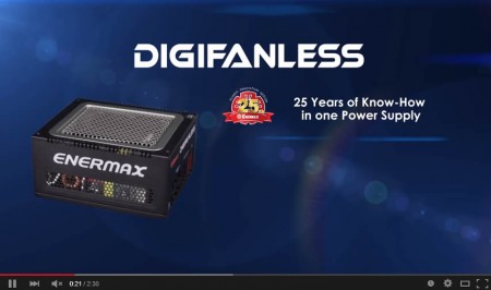 【動画】 世界初デジタル制御対応ファンレス電源、ENERMAX「DIGIFANLESS」を発売直前チェック