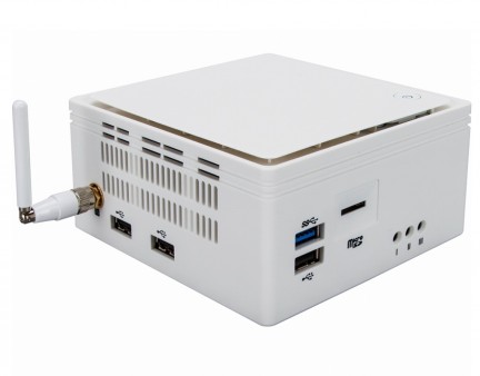 3G通信モジュールを内蔵するファンレス超小型PC、GIGABYTE「GB-TCV2A」