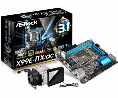 世界初のLGA2011v3対応Mini-ITXマザーボード、ASRock「X99E-ITX/ac」24日より発売開始