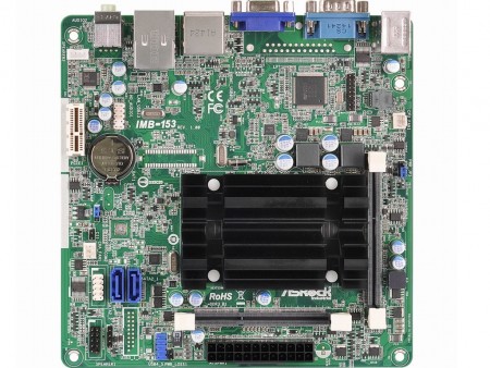 Celeron J1900搭載のファンレスMini-ITXマザーボード、ASRock「IMB-153」