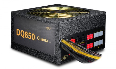 140mm静音ファンを採用するセミモジュラーGOLD電源、Deepcool「DQ850」
