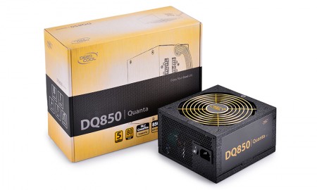 140mm静音ファンを採用するセミモジュラーGOLD電源、Deepcool「DQ850」