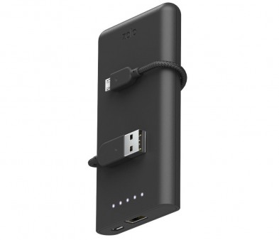 ケーブルを筐体に巻きつけられるマグネット式6,000mAhモバイルバッテリ、Ankerから発売