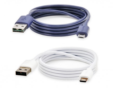 裏表を気にせず挿せるスマホ・タブレット向けUSBケーブル、センチュリー「Dual Side USB Cable」