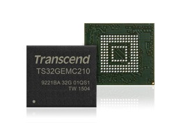 Transcend、最大転送140MB/secの組み込み向けeMMCメモリ「EMC210」シリーズ
