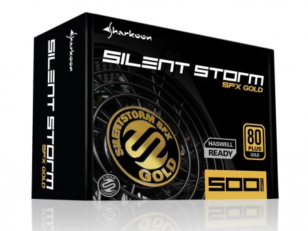 SHARKOON、80PLUS GOLD認証のフルモジュラーSFX電源ユニット「SilentStorm SFX Gold」