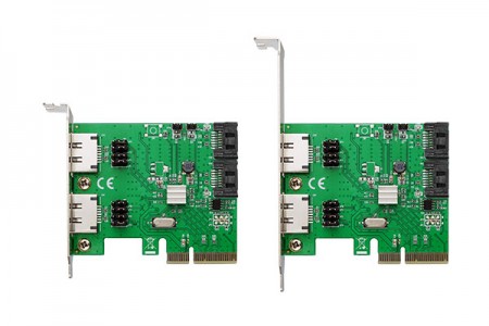 使用ポートが選択できるRAID対応SATA/eSATA拡張カード、エアリア「SD-PE4SA3ES-2RL」