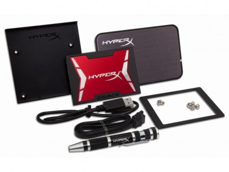 ランダム10万IOPSの2.5インチSATA3.0 SSD、Kingston「HyperX Savage」シリーズ