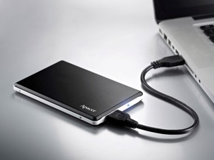 Apacer、厚さ約12mmのUSB3.0対応薄型ポータブルHDD「AC330」シリーズ