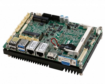 Haswell/Broadwell-U搭載の3.5インチファンレスSBC、MSI「MS-98F3」