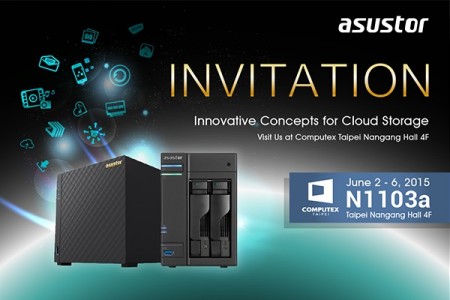 ASUSTOR、COMPUTEX TAIPEI 2015にて最新NAS「AS 61/AS 10」シリーズをお披露目