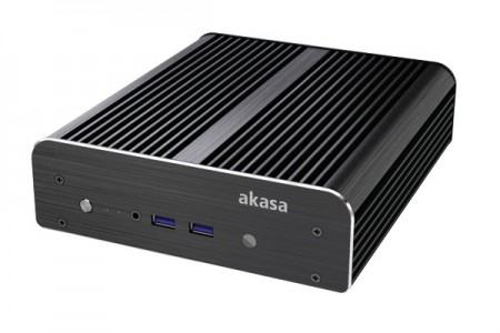 Akasa、Broadwell版NUCに対応するアルミニウム製ファンレスケース「Newton S」リリース