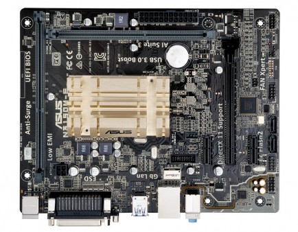 TDP6WのクアッドコアSoC Celeron N3150搭載ファンレスマザーボード、ASUS「N3150M-E」