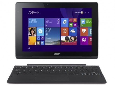 新型マグネットヒンジ採用の2-in-1タブレットPC、Acer「Aspire Switch 10 E」シリーズ