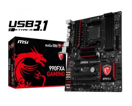 Socket AM3+初のUSB3.1対応ゲーミングマザーボード、MSI「990FXA GAMING」