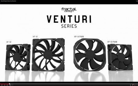 【動画】 Fractal Design自慢の新型高性能ファン「Venturi」シリーズを理解する