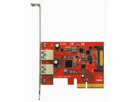 PCI-Express（x4）対応のUSB3.1拡張カード、玄人志向「USB3.1A-P2-PCIE2」