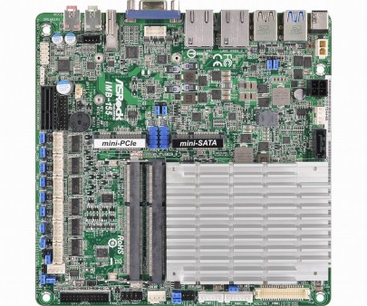 Braswell搭載のファンレスThin Mini-ITXマザーボード、ASRock「IMB-155」
