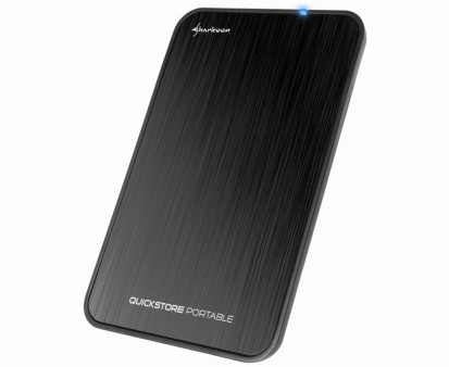 SHARKOON、USB3.1対応ポータブルHDD/SSDケース「QuickStore Portable USB 3.1」