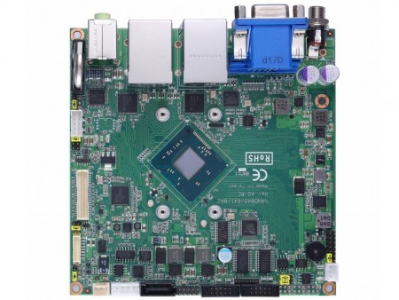 拡張性にこだわった4コアCeleron搭載Nano-ITXマザーボード、Axiomtek「NANO842」