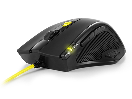最大解像度8,200dpiのAvagoセンサー搭載ゲーミングマウス、SHARKOON「M51+」