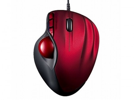 カーソルスピード自動調整に対応した親指操作のトラックボール、サンワ「400-MA065」シリーズ発売