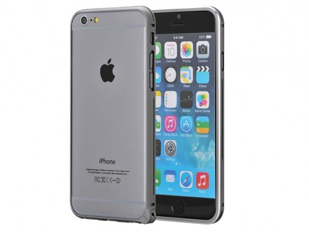 ワンタッチ着脱対応で曲面フィット、「アルミ カドフック バンパー for iPhone6 / 6 Plus」