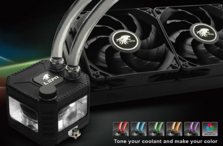 LEPA、TDP400W以上に対応するフラッグシップ水冷クーラー「EXllusion 240」