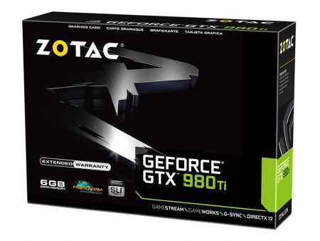 ZOTAC、GeForce GTX 980 Ti 搭載「ZOTAC GeForce GTX980Ti NVTTM」発売