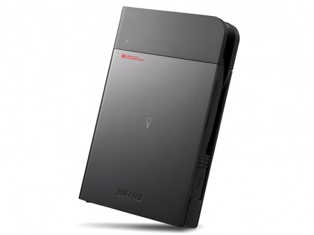 ICカードでセキュリティ解除。法人向けUSB3.0対応ポータブルHDDがバッファローから